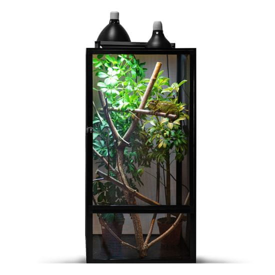 Terario Flexárium (vivárium) FC black 2 - 42x42x66cm