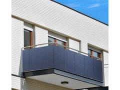 My Best Home Balkonová zástěna OSLO modrá, výška 110 cm, šířka různé rozměry MyBestHome Rozměr: 110x700 cm rozteč 25 cm