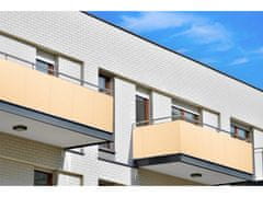 My Best Home Balkonová zástěna OSLO béžová, výška 110 cm, šířka různé rozměry MyBestHome Rozměr: 110x700 cm rozteč 25 cm