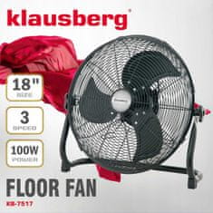 KLAUSBERG Ventilátor Cirkulátor 45Cm 100W Kb-7517