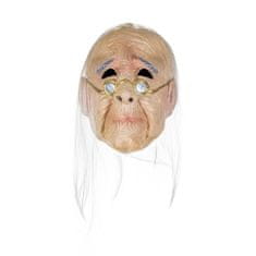 Korbi Profesionální latexová maska Babička, stará dáma, Halloween