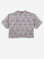 Vans Modro-růžová dámská vzorovaná košile VANS Retro Floral XS