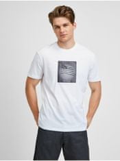 Armani Exchange Bílé pánské tričko Armani Exchange M