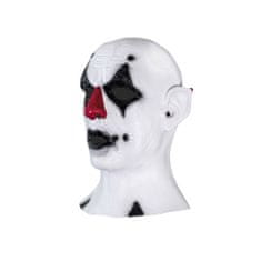 Korbi Profesionální latexová maska Klaun Roger, Halloween