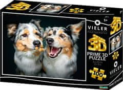 Prime 3D  Puzzle Psí radost 3D 100 dílků