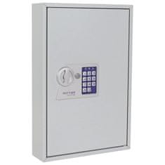 Rottner S64 EL skříňka na klíče šedá | Elektronický zámek | 30 x 45 x 8 cm