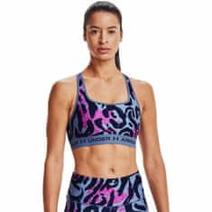 Under Armour Dámská sportovní kompresní podprsenka Under Amour Crossback Mid Print S