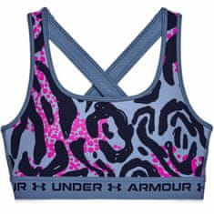 Under Armour Dámská sportovní kompresní podprsenka Under Amour Crossback Mid Print XS