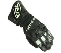 XRC Rukavice na moto HADERG RACE BLK/BLK/WHT vel. L