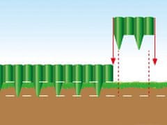 IGLACO Okraj trávníku Palisada PalGarden 25 cm - antracit