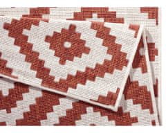 NORTHRUGS Kusový koberec Twin-Wendeteppiche 103130 terra creme – na ven i na doma 80x150