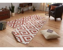 NORTHRUGS Kusový koberec Twin-Wendeteppiche 103130 terra creme – na ven i na doma 80x150