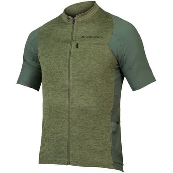 Endura Dres GV500 Reiver S/S E5085 - pánské, krátký, olivově zelená