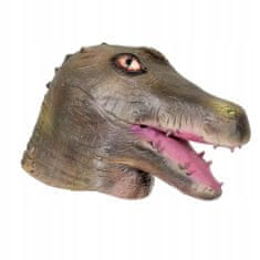 Korbi Profesionální latexová maska Crocodile, krokodýlí hlava