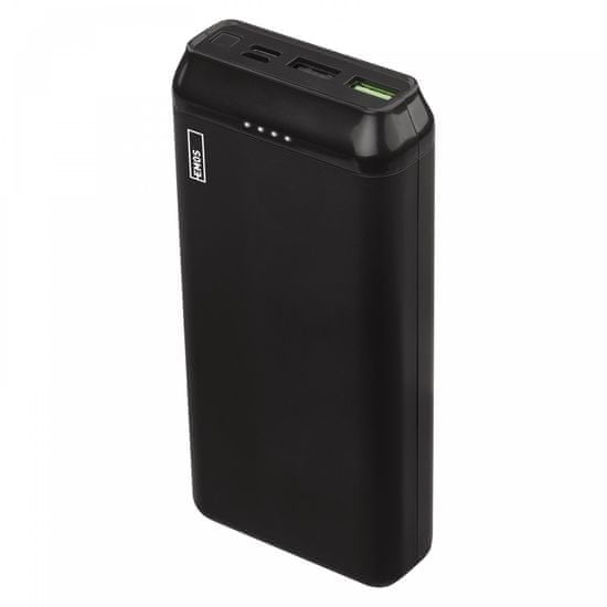 Emos Powerbanka AlphaQ2 20, 20 000 mAh, 22,5 W, černá 1613052800