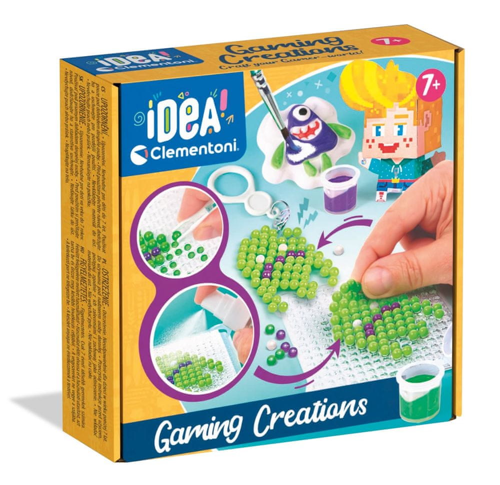 Clementoni IDEA - Kreativní tvoření - Veselé postavičky