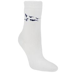 RS dámské bavlněné námořnické ponožky bez gumiček 1201922 3-pack, bílá, 39-42