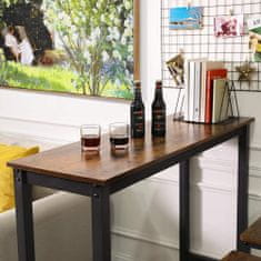 Artenat Barový stůl Lenor, 120 cm, hnědá