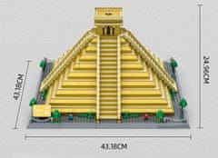 Wange Wange Architect stavebnice Pyramida El Castillo kompatibilní 1340 dílů