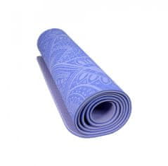 LIFEFIT Podložka LIFEFIT YOGA MAT MANDALA DUO, 183x58x0,6cm, modrá