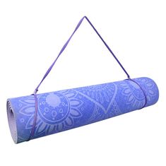 LIFEFIT Podložka LIFEFIT YOGA MAT MANDALA DUO, 183x58x0,6cm, modrá