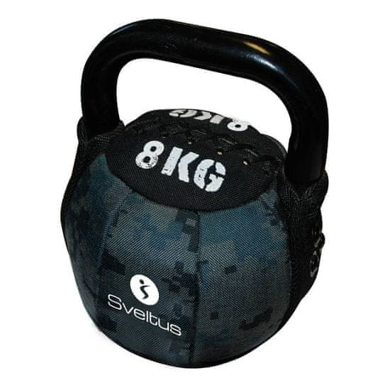 Sveltus Soft kettlebell Sveltus - písek 8kg OSFA