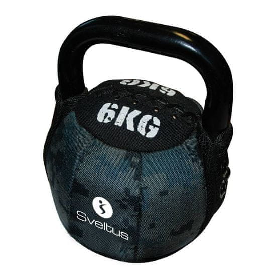 Sveltus Soft kettlebell Sveltus - písek 6kg OSFA