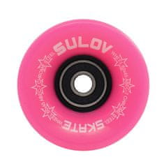 LIFEFIT Kolečka Penny board NEON PINK 60 x 45mm 85A, sada 4ks, s ložisky