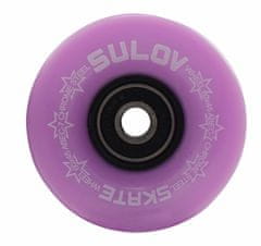 LIFEFIT Kolečka Penny board PASTEL PURPLE 60 x 45mm 85A (sada 4ks s ložisky ABEC-7 chrome)