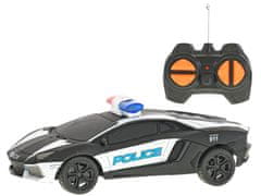 2-Play Traffic R/C auto USA policejní 15,5 cm na baterie 27MHz plná funkce v krabičce