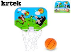 Mikro Trading KRTEK basketbalový koš 33x25 cm s míčem 9 cm v krabičce