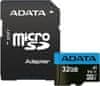 Adata Micro SDHC Premier 32GB 85MB/s UHS-I A1 + SD adaptér (AUSDH32GUICL10A1-RA1)