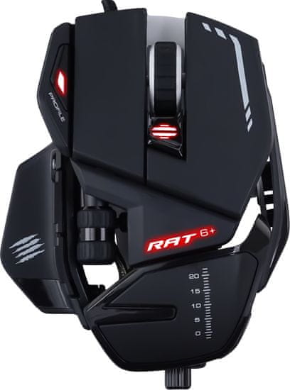 Mad Catz R.A.T. 6+, černá (MR04DCINBL000-0)