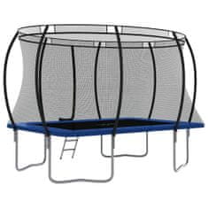 Greatstore Trampolína se sítí a žebříkem obdélníková 335x244x90 cm 150 kg