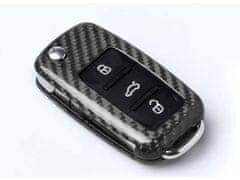 Escape6 karbonové pouzdro na klíč pro VW/Škoda s vystřelovacím klíčem, barva černá