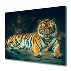 tulup.cz Skleněná krájecí deska Tiger v jeskyni 2x30x52 cm