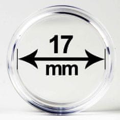 INTEREST Kapsle (pouzdro) na mince, vnitřní průměr 17 mm.
