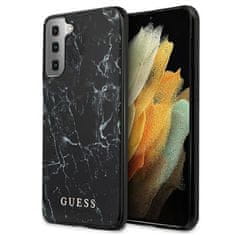 Guess Kryt Guess GUHCS21MPCUMABK Samsung Galaxy S21+ Plus black hardcase Marble