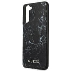 Guess Kryt Guess GUHCS21MPCUMABK Samsung Galaxy S21+ Plus black hardcase Marble