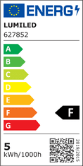 LUMILED 6x přisazené HALOGEN TUBA LED + LED 5W svítidlo