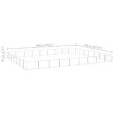 Petromila Psí kotec stříbrný 63 m² ocel