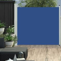 shumee vidaXL Výsuvná boční markýza na terasu 170 x 300 cm Modrá