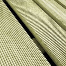 Petromila 24 ks terasové dlaždice 50 x 50 cm dřevo zelené