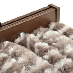 Vidaxl Závěs proti hmyzu taupe a bílý 100 x 220 cm Chenille