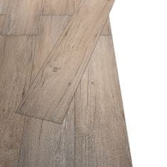 Petromila Nesamolepicí PVC podlahová prkna 5,26 m² 2 mm dub hnědý