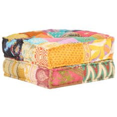 Petromila Pouf 60 x 70 x 36 cm patchwork textil