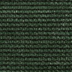 Greatstore Stínící plachta 160 g/m2 tmavě zelená 6 x 6 m HDPE