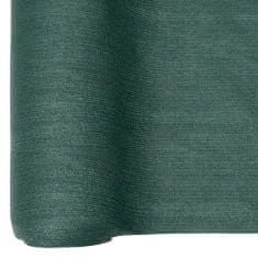 Greatstore Stínící tkanina zelená 1,5 x 25 m HDPE 195 g/m2