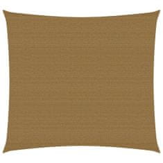 Greatstore Stínící plachta 160 g/m2 taupe 5 x 5 m HDPE