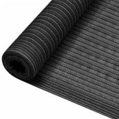 Vidaxl Stínící tkanina antracitová 3,6 x 25 m HDPE 150 g/m²